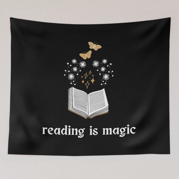 Item preview, Reading is Magic [moths] designed and sold by Tomb & Tome.