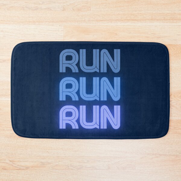 Item preview, Run run run in blue for agility and dog enthusiasts designed and sold by PausePapote.