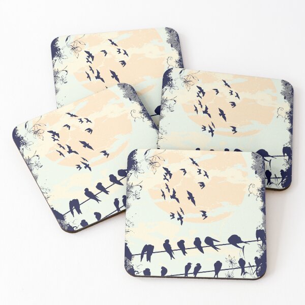 Item preview, Birds at Dusk designed and sold by Peeks of Nature.
