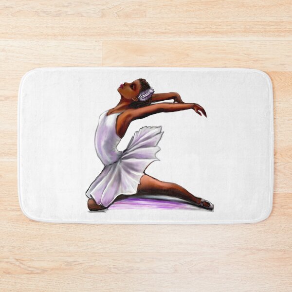 Item preview, African american ballerina  in lavender purple tutu-#006- ballet designed and sold by Artonmytee.