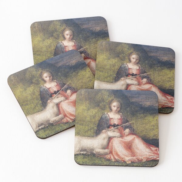 Item preview, Giorgione's Woman with Unicorn (1510) designed and sold by kaprien.