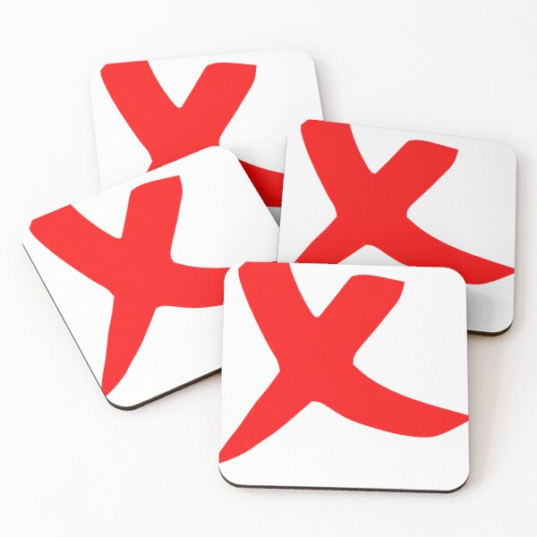 Item preview, red x designed and sold by followurpassion.