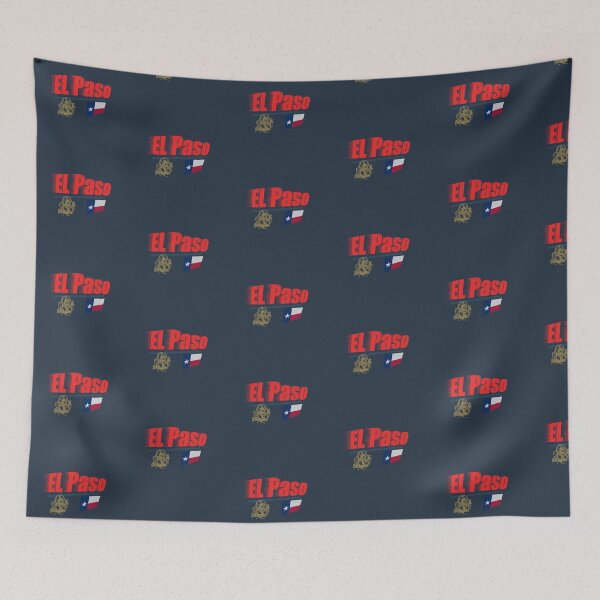 Item preview, El Paso, Texas abstract design.  designed and sold by lobodelnoir.