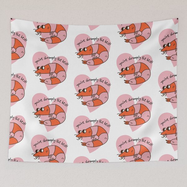 Item preview, You're Shrimply the best - Animal pun designed and sold by The Agreeable Raven.