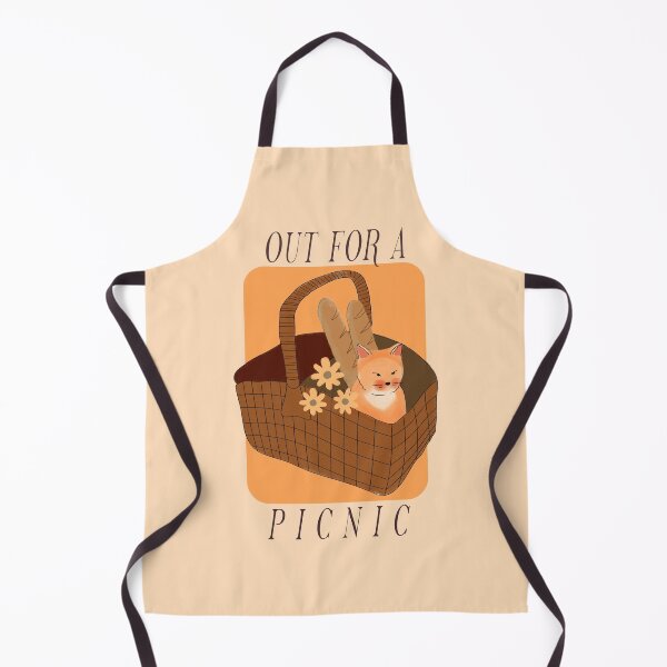 Item preview, Out for a Picnic - Cute Cat in a Basket designed and sold by aaalou.