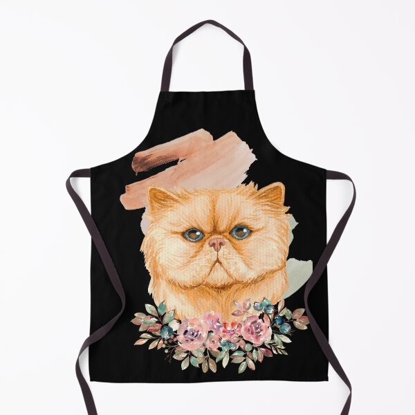Item preview, Cute watercolor himalayan cat with flowers  designed and sold by Tshepomuza.