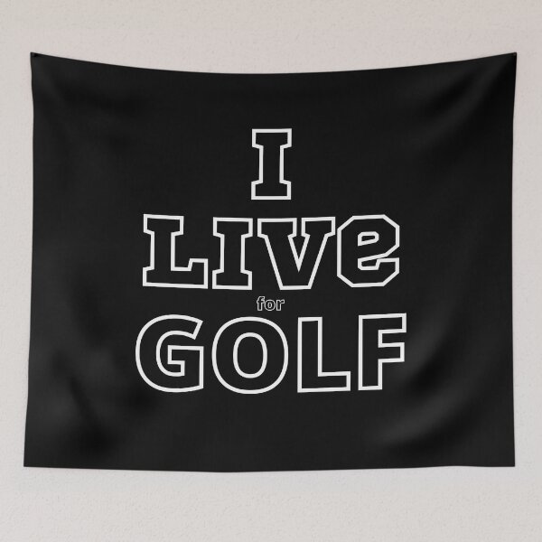 Item preview, I Live for Golf designed and sold by BetterLifeToday.