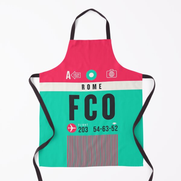 Item preview, Luggage Tag A - FCO Rome Italy designed and sold by VoodooCircus.