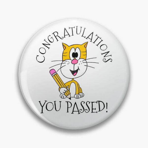 Item preview, Exam Cat Congratulations You Passed GCSEs ALevels designed and sold by doodlerob.