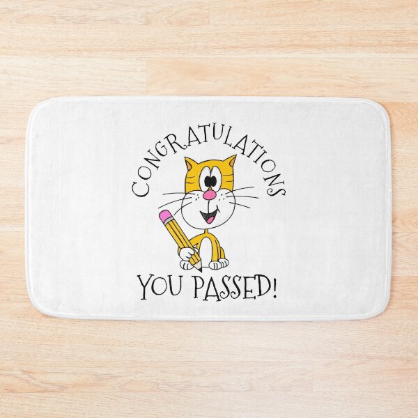 Item preview, Exam Cat Congratulations You Passed GCSEs ALevels designed and sold by doodlerob.