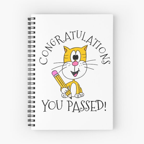 Item preview, Exam Cat Congratulations You Passed GCSEs ALevels designed and sold by doodlerob.