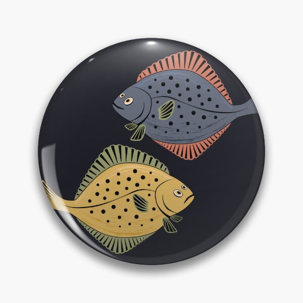 Item preview, Flounders pattern dark designed and sold by Avisnanna.