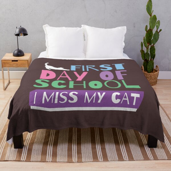 Item preview, Back To School Day First Day Of School - I Miss My Cat Design For Students designed and sold by ItsRainingPxls.