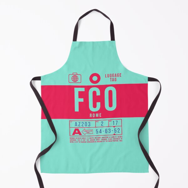 Item preview, Luggage Tag B - FCO Rome Italy designed and sold by VoodooCircus.