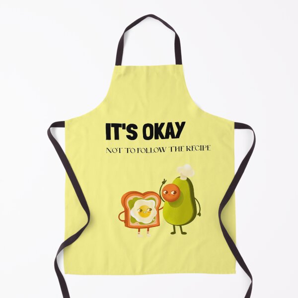 Item preview, It's Okay not to follow the recipe, funny food cooking quote, ORIGINAL Willow Days designed and sold by avit1.