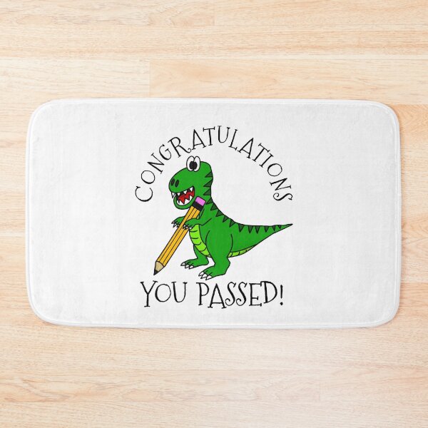 Item preview, Exam Dinosaur Congratulations You Passed GCSEs ALevels designed and sold by doodlerob.