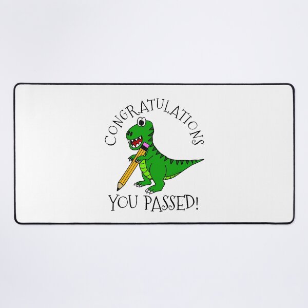 Item preview, Exam Dinosaur Congratulations You Passed GCSEs ALevels designed and sold by doodlerob.