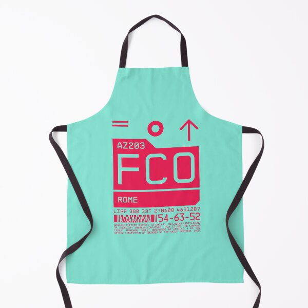 Item preview, Luggage Tag C - FCO Rome Italy designed and sold by VoodooCircus.