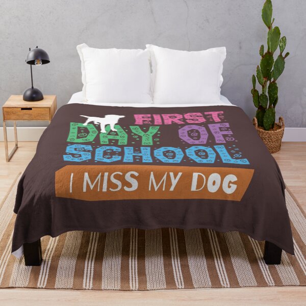 Item preview, Back To School Day First Day Of School - I Miss My Dog Design For Students designed and sold by ItsRainingPxls.