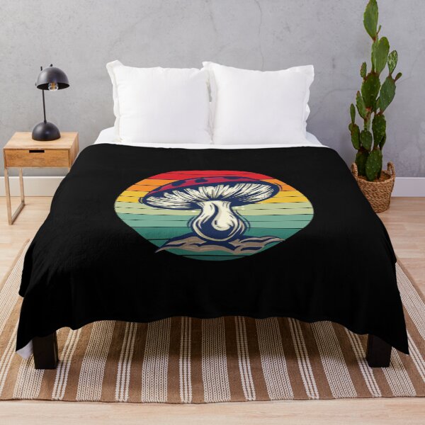 Item preview, Retro Mushroom Sunrise designed and sold by TheMattDesigns.