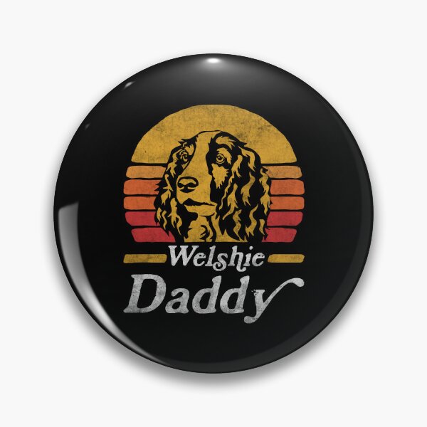 Item preview, Retro Vintage Welsh Springer Spaniel Daddy designed and sold by More Cute Dogs.
