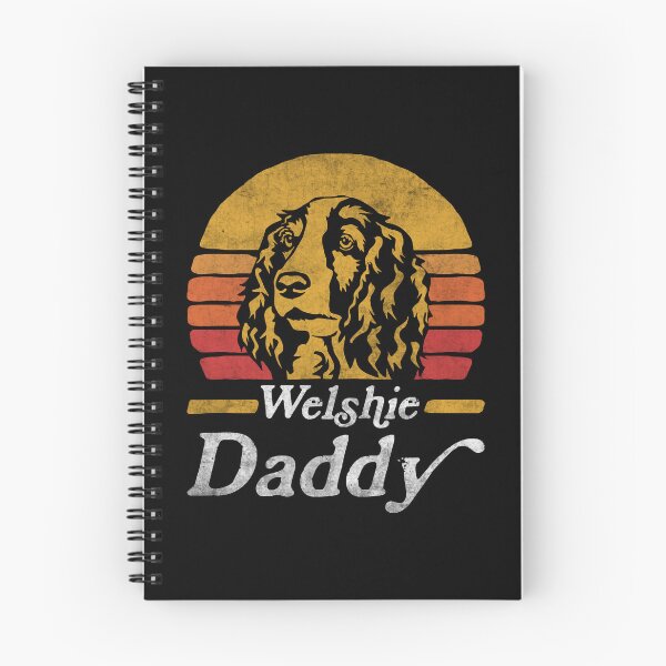 Item preview, Retro Vintage Welsh Springer Spaniel Daddy designed and sold by More Cute Dogs.