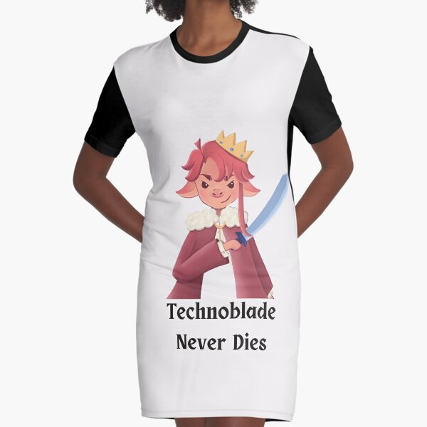  Technoblade Never Dies Funny T-Shirt : Clothing, Shoes