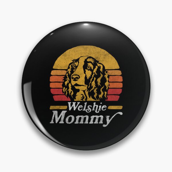 Item preview, Retro Vintage Welsh Springer Spaniel Mommy designed and sold by More Cute Dogs.