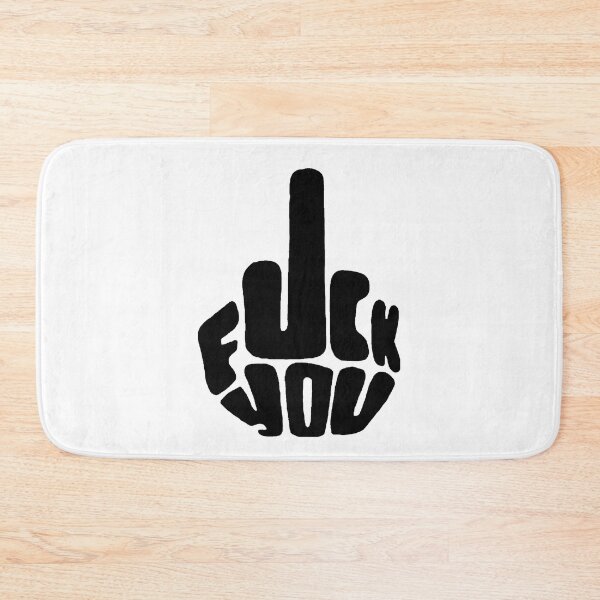 Item preview, FUCK YOU TEXT GRAPHIC DESIGN designed and sold by UJ7777.