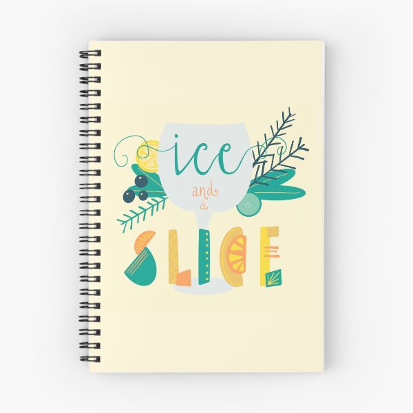 Artikelvorschau, Eis und eine Slice-Gin-Illustration entworfen und verkauft von abi bryan design.