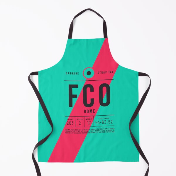 Item preview, Luggage Tag E - FCO Rome Italy designed and sold by VoodooCircus.