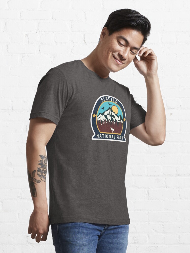 Glacier National Park Tee, Glacier T-shirt, Vintage Inspired T