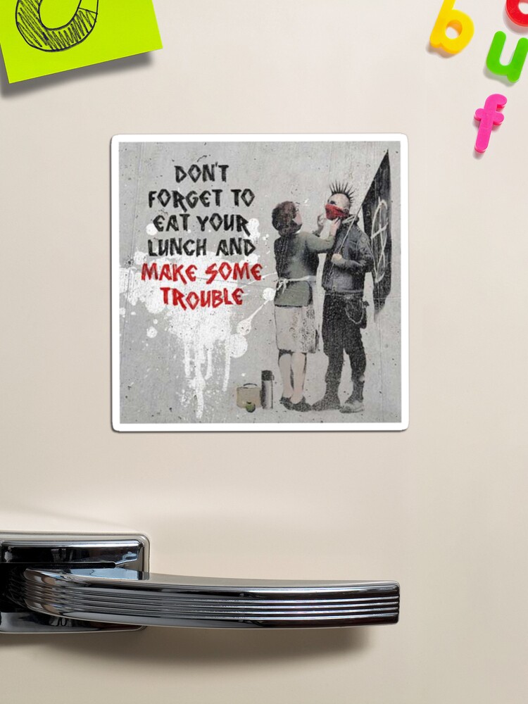 Poster Banksy - Make Some Trouble