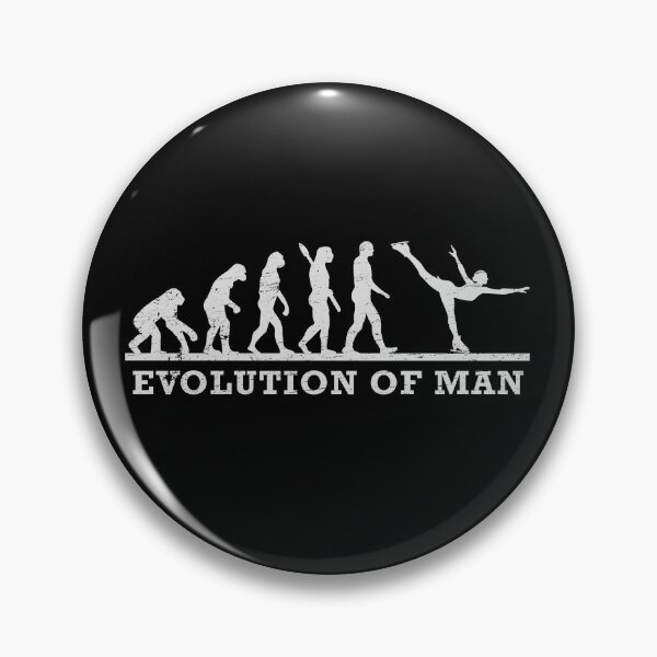 Item preview, Figure Skater Skating Funny Evolution of Man designed and sold by rafaeltto.