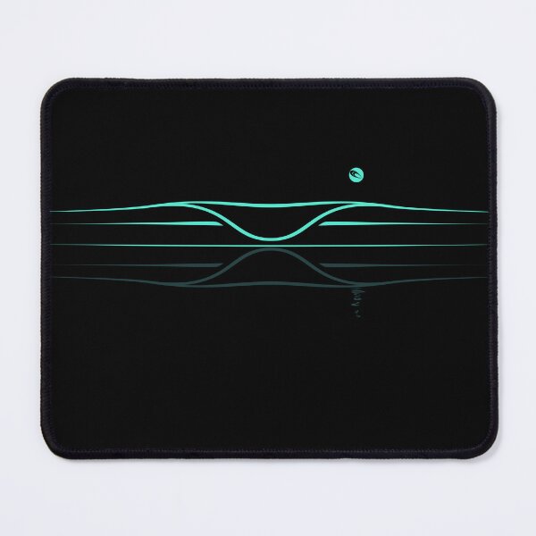 Item preview, Stylised Moonlit Night Wave in Blue Reflected on Glassy Seas designed and sold by kernowerno.