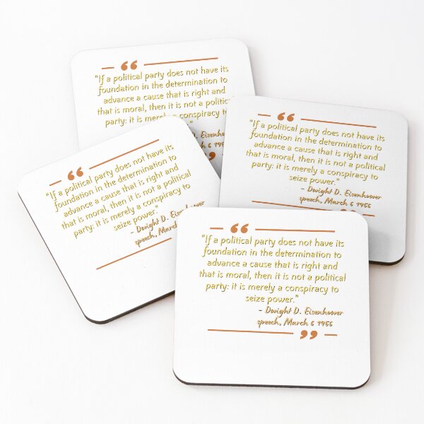 Item preview, Dwight D Eisenhower Quote Sticker  designed and sold by sugarcube1999.