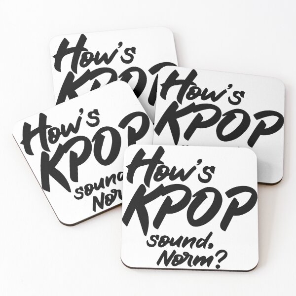 Item preview, Hows KPOP Sounds norm? (BLACK Fonts) designed and sold by myusic.