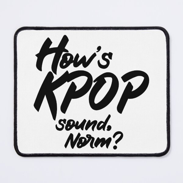 Item preview, Hows KPOP Sounds norm? (BLACK Fonts) designed and sold by myusic.