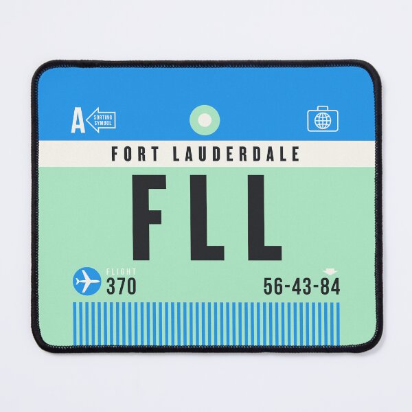 Item preview, Luggage Tag A - FLL Fort Lauderdale USA designed and sold by VoodooCircus.