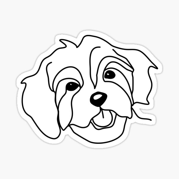 bolonka zwetna Sticker