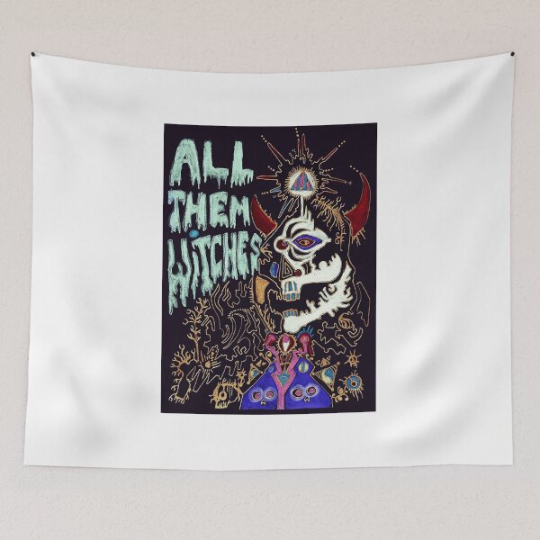Item preview, Passion Drugged Raped Girl Prison All Them Witches  Atw Colorful Skull Design Sticker Retro designed and sold by CynthiaDodger.