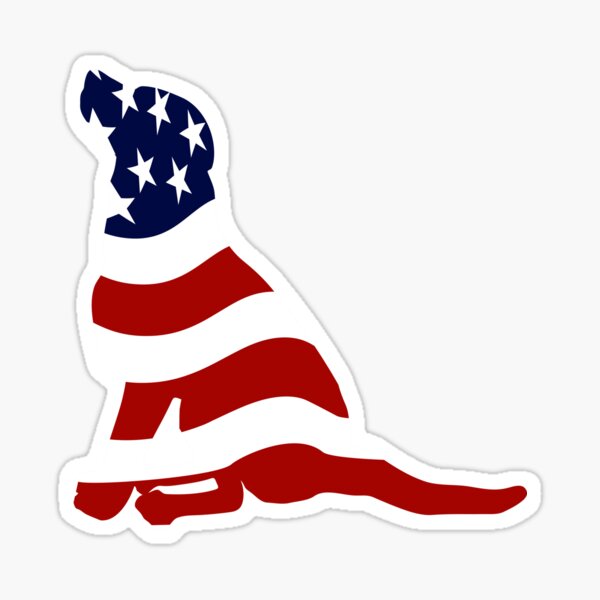 Item preview, Patriot Labrador Retriever USA Flag designed and sold by Futurebeachbum.