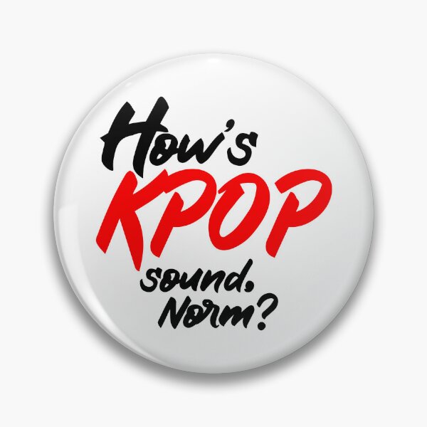 Item preview, Hows KPOP Sounds norm? (RED BLACK Fonts) designed and sold by myusic.