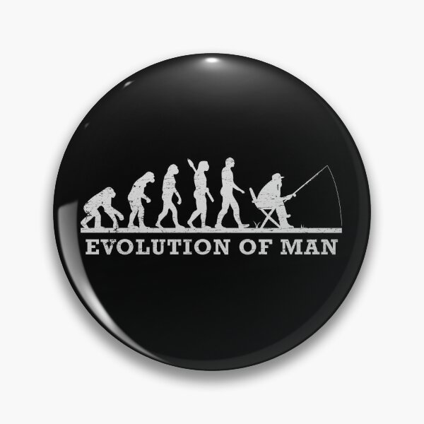 Item preview, Fishing Funny Evolution of Man designed and sold by rafaeltto.