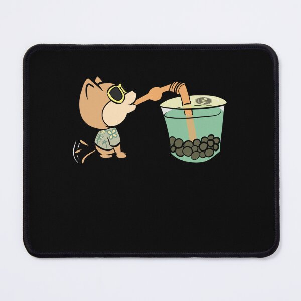 Item preview, Nunu, the Shiba Inu drinking matcha latte boba   designed and sold by EmilyNelson1.