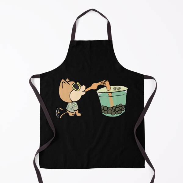 Item preview, Nunu, the Shiba Inu drinking matcha latte boba designed and sold by EmilyNelson1.