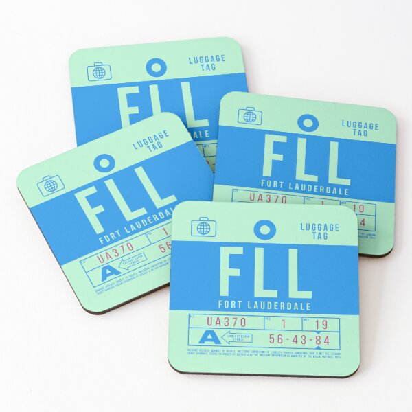 Item preview, Luggage Tag B - FLL Fort Lauderdale USA designed and sold by VoodooCircus.