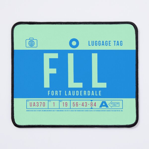 Item preview, Luggage Tag B - FLL Fort Lauderdale USA designed and sold by VoodooCircus.