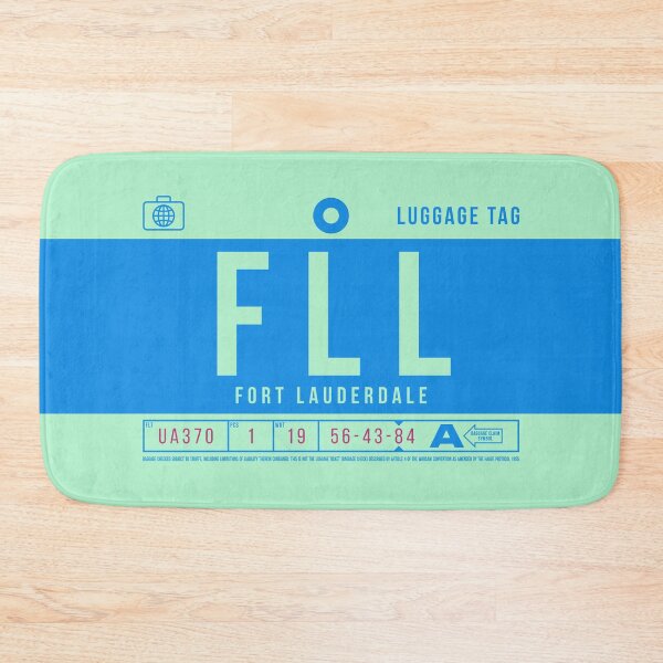 Item preview, Luggage Tag B - FLL Fort Lauderdale USA designed and sold by VoodooCircus.