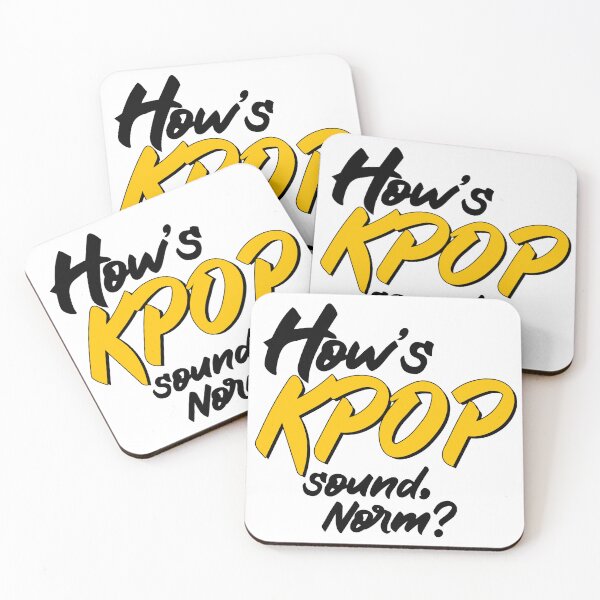 Item preview, Hows KPOP Sounds norm? (YELLOW BLACK Fonts) designed and sold by myusic.